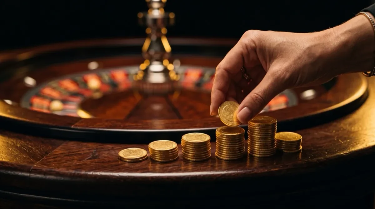 Chia vốn theo kiểu đặt trước khi vào bàn roulette